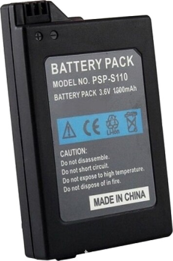 Ekstra Digital Sony Psp-S110 1800Mah Batteri DV00DV1300