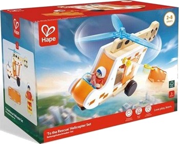 Hape Hape Rescue Helicopter Multi/patterned ONE SIZE Hape Hape Rescue Helicopter Multi/patterned ONE SIZE