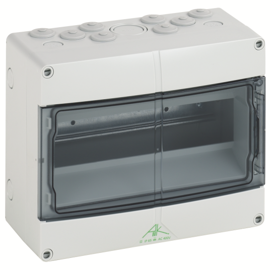 Spelsberg 73541201 Normkapsling 1 Rad Utenpåliggende Montering 250x122x200 mm
