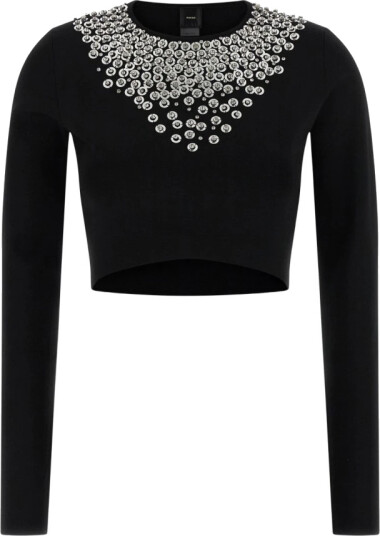 Pinko Dame Strikkevarer Svart M, Pinko Dame Strikkevarer Svart M,