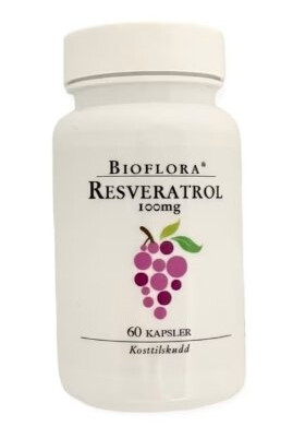 Bioflora Resveratrol 100mg 60 kapsler