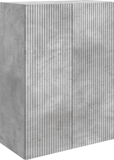 vidaXL Vegghengt skap Betonggrå 66 x 34,5 x 90 cm Konstruert tre vidaXL Vegghengt skap Betonggrå 66 x 34,5 x 90 cm Konstruert tre