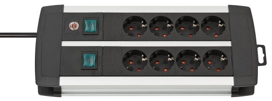 BRENNENSTUHL Power StripPremium-Duo-Alu-Lin F-FEEDS