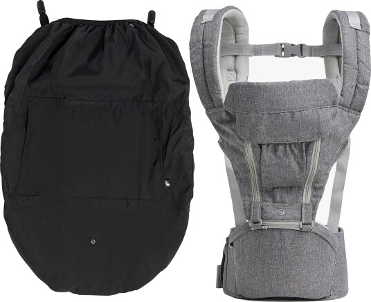 Beemoo CARE Carry Comfort 4-in-1 Bæresele & Hoftebærer inkl. Regntrekk Grey Beemoo CARE Carry Comfort 4-in-1 Bæresele & Hoftebærer inkl. Regntrekk Grey