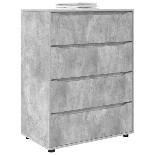  Oppbevaringsskap 2 pcs Betonggrå 80 x 48 x 105 cm