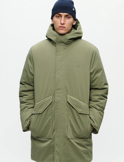 WOOD WOOD Wwhanes Parka Coat 25256 - Green - S WOOD WOOD Wwhanes Parka Coat 25256 - Green - S