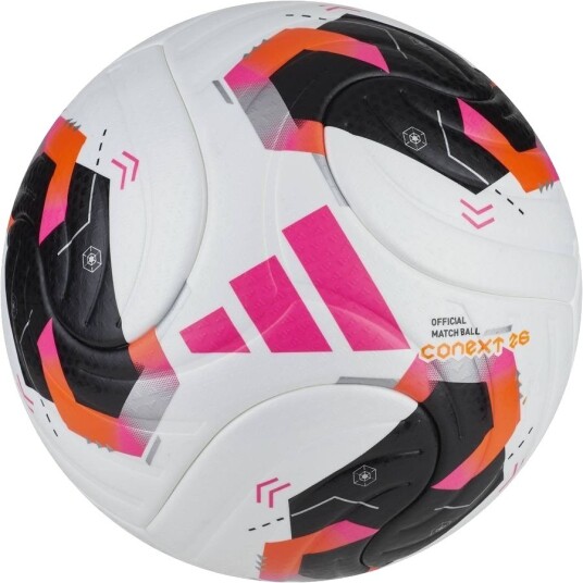 adidas Fotball Conext 26 Pro Hvit/Svart/Sølv Metallisk Str. 5