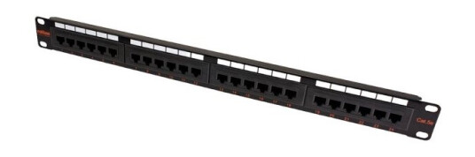 Roline Roline Cat.5E (Klasse D) 19 Patchpanel 24 Porter Utp Svart Roline Roline Cat.5E (Klasse D) 19 Patchpanel 24 Porter Utp Svart
