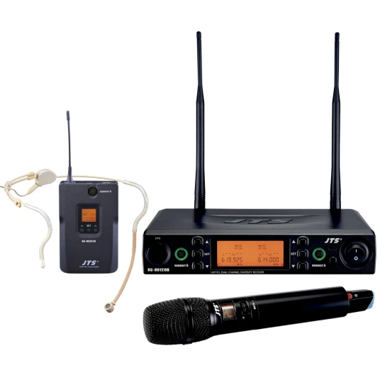 Jts Ru-8012db/mix Trådløst System 1x Kardioid Hodebøyle, 1x Håndholdt
