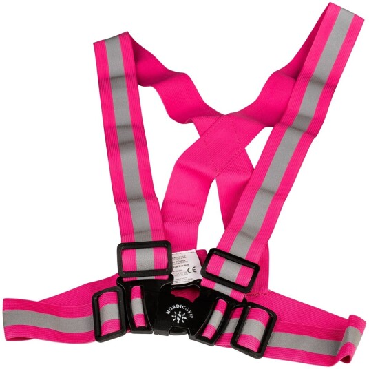 Nordic Grip Kids' Reflective Cross Belt Pink Junior Nordic Grip Kids' Reflective Cross Belt Pink Junior