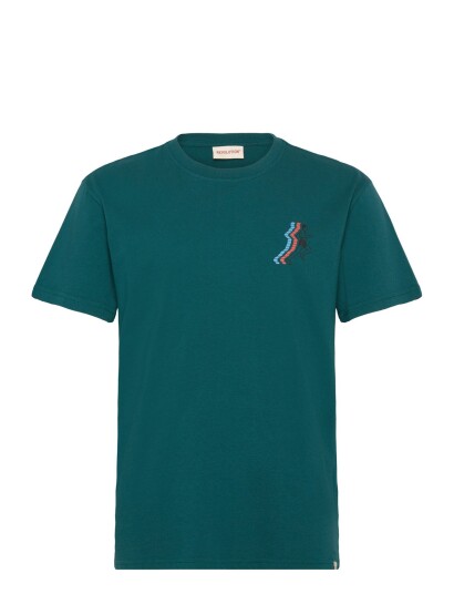 Revolution Printed T Shirt Green S