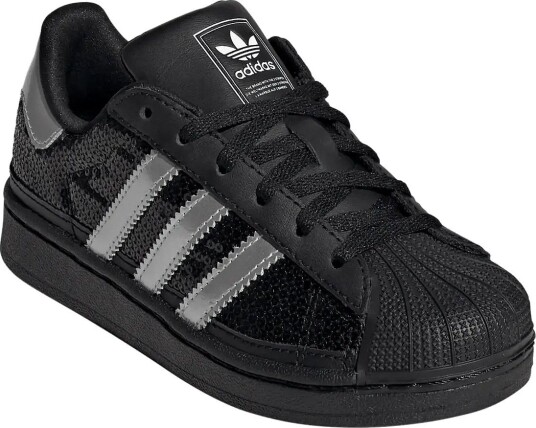 Adidas Originals Superstar Ii C   CBLACK/SILVMT/FTWWHT   28