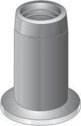 Ejot 98083 Blindnagelmutter SS UPO20, 250-pakning M4 x 11 mm, Innfesting