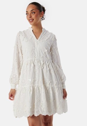 Y.A.S Yasmenusa LS Dress Star White XXL