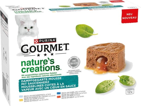 Gourmet Våtfôr Nature'S Creations Gravy Heart Havfisk 24 X 85 G