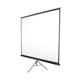 Elite Tripod Series T99NWS1 - Projeksjonsskjerm med tripod - 99 (251 cm) - 1:1 - Matte White - hvit