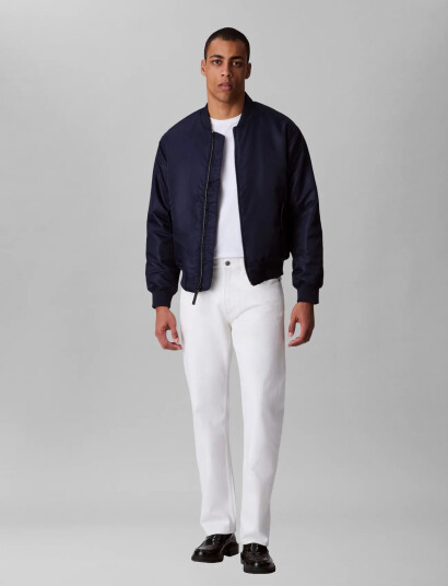 Calvin Klein Jeans Stndrd Strght Chalk White Jean White 34 x 34 Calvin Klein Jeans Stndrd Strght Chalk White Jean White 34 x 34