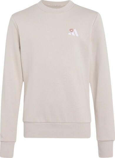 Adidas Performance Collegegenser Heart Crew Wonalu Adidas Performance 6 år (116) Collegegenser Beige Hvit Rød