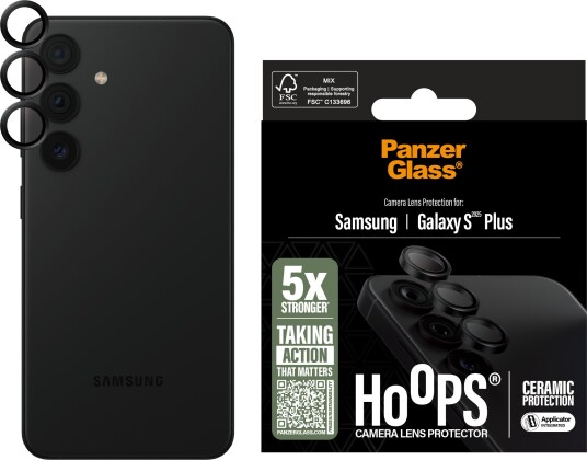 PanzerGlass Hoops Keramisk Linsebeskytter for Samsung Galaxy S25 Plus