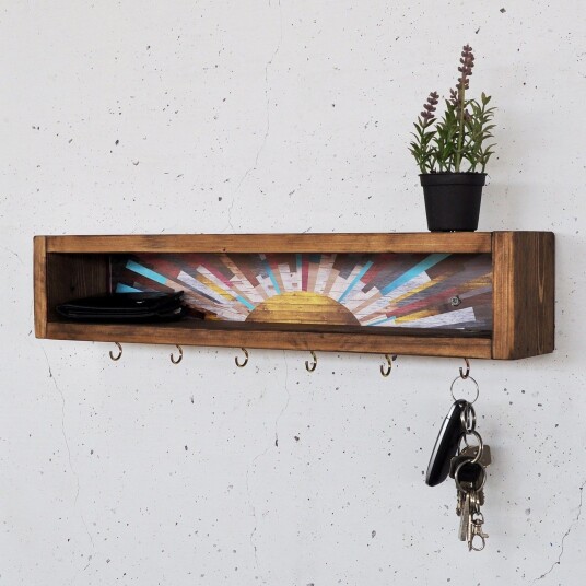 Decorative Wooden Wall Shelf Hanah Home -