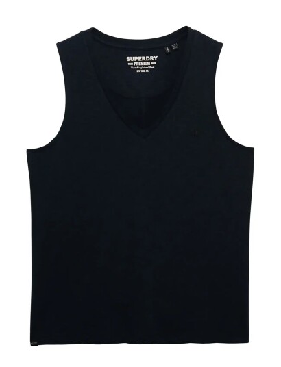 Superdry Studios Vee Neck Vest Navy 10 Superdry Studios Vee Neck Vest Navy 10
