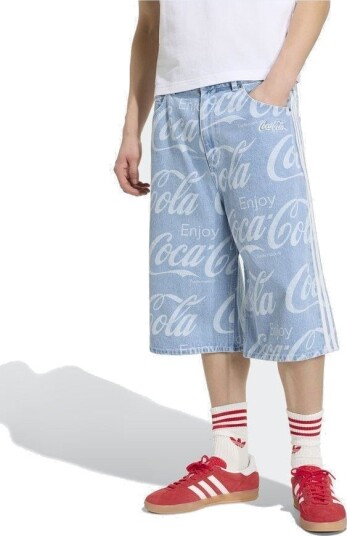 Adidas Originals adidas X Coca cola Classic Sport Denim Jort størrelse 152 cm Adidas Originals adidas X Coca cola Classic Sport Denim Jort størrelse 152 cm