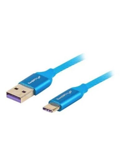 Lanberg USB A to USB C 1m CA USBO 21CU 0010 BL