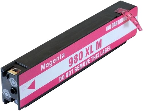 Erstatningsblekk for D8J08A (980) Blekkpatron magenta for HP
