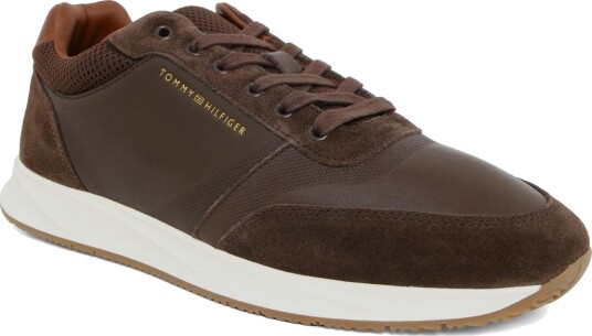 Tommy Hilfiger Th Dressy Runner Suede Mix Brown 45 Tommy Hilfiger Th Dressy Runner Suede Mix Brown 45