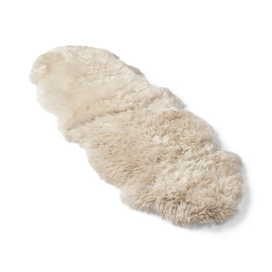 Nordic Sheep Merino saueskinn Langhåret New Zealand 170x60 cm Beige
