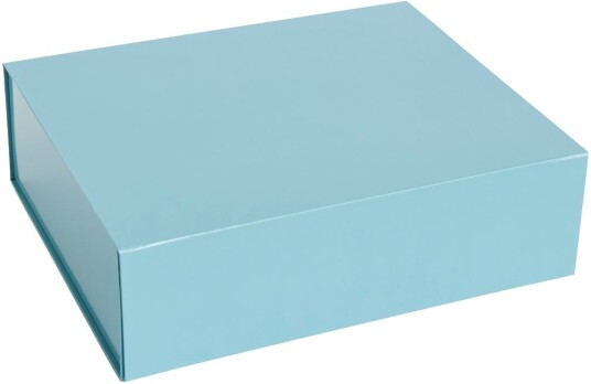 Hay Colour Storage L boks med lokk 34,5 x 41,5 cm Ocean blue