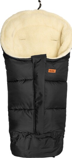 Sensillo 3-i-1 Kombivognpose Polar Fleece Justerbar Lengde 80-100 cm Svart