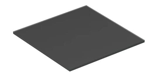 Dansani Calidris Form Topplate B40-232xh1xd40cm Mork grå Matt / 40cm