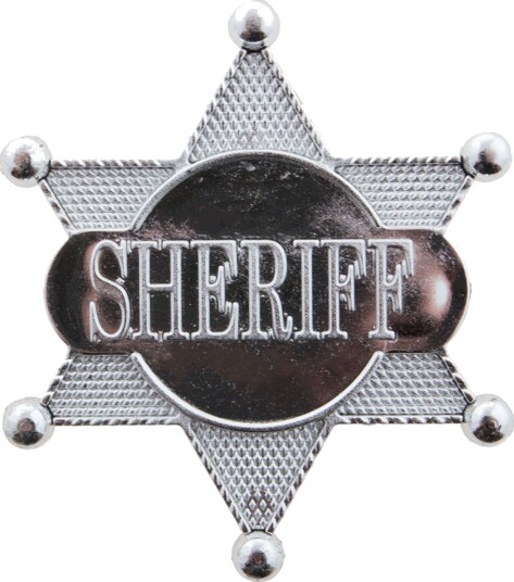 Espa Sheriffstjerne av Plast 50212