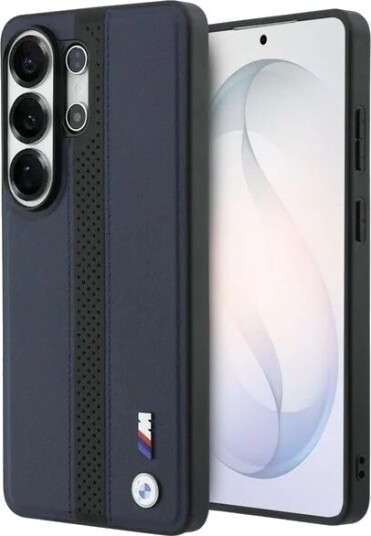 BMW Perforated Stripe Logo MagSafe Case for Samsung Galaxy S26 Ultra Navy Blue