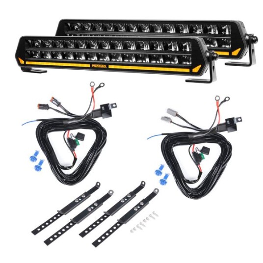 Ekstralys PURELUX Panther S400   Rett / 40 cm / 150W  2 stk + Relésats