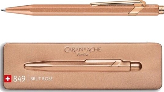 Caran D`Arche Kulepenn Caran D"ache 849 Brut Rose, M, I Eske, Roségull