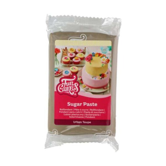 Taupe Fondant Fra Funcakes 250g Taupe Fondant Fra Funcakes 250g