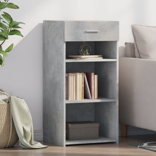 Skjenk betonggrå 45x42,5x93 cm konstruert tre 8721102652257 Skjenk betonggrå 45x42,5x93 cm konstruert tre 8721102652257