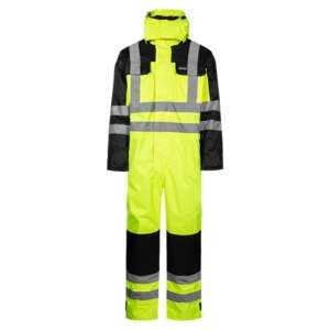 Lyngsøe Varmedress herre LR5033 gul/sort varsel