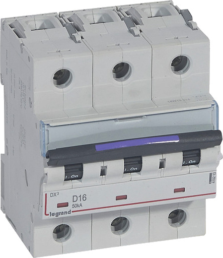 Legrand DX3 MCB automatsikring D16 3P 4.5M 50kA