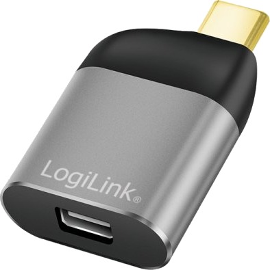 Logilink Cua0205 Usb Type-C Mini Displayport Sort Grå