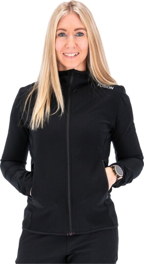 FUSION Recharge Hettegenser Dame Svart S