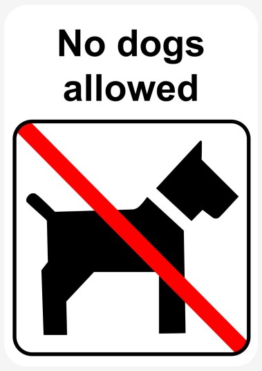 Klistremerke Ingen Hund Tillatt