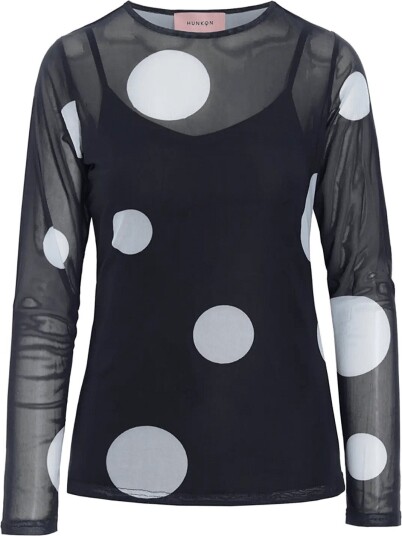 Hunkøn Salem Mesh Blouse - Black - XS Hunkøn Salem Mesh Blouse - Black - XS