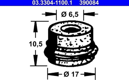ATE 03.3304-1100.1 Plugger, bremsevæsketank