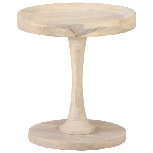 vidaXL Sidebord Ø40x45 cm heltre mango