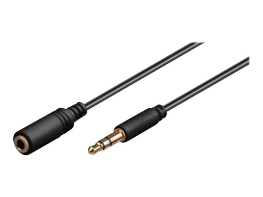 MicroConnect 2 m Lydforlengelseskabel 3.5mm Gullplattert MicroConnect 2 m Lydforlengelseskabel 3.5mm Gullplattert