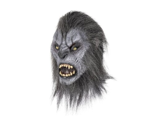 Partychimp Grey Wolfman Maske
