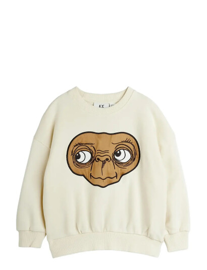 Mini Rodini Off white E.T Application Collegegenser 80 86